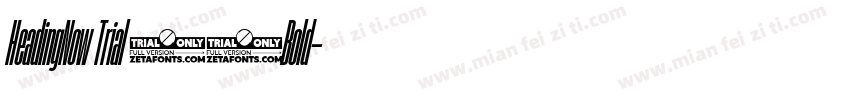 HeadingNow Trial 56Bold字体转换